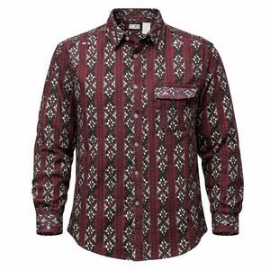 Today News VTG 90's Western Tribal Red Multicolored Button-Up Men's Sz L